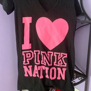 Vs PINK nation Tee